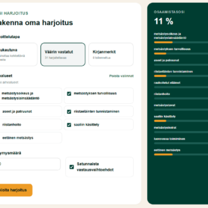 Metsästäjätutkinnon harjoittelupalvelu Premium